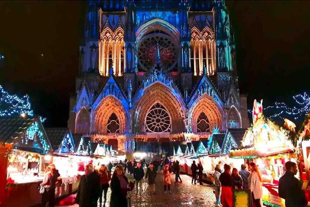 Cathedrale/Cossu/Confortable/Spacieux Reims Buitenkant foto
